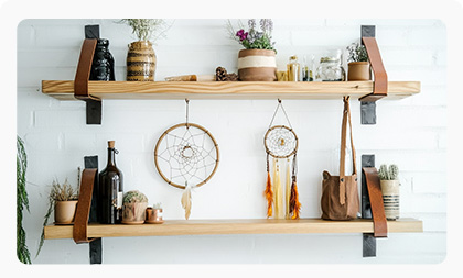 Wall mounted Shelving Installation In Dubai